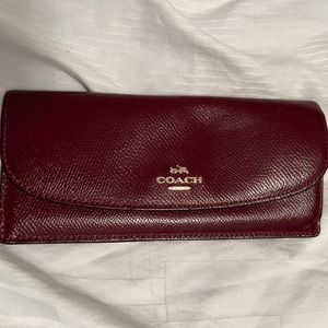 Coach Plum wallet